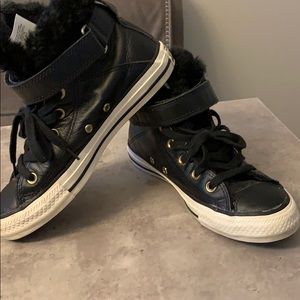 RARE Faux fur Chuck Taylor Converse